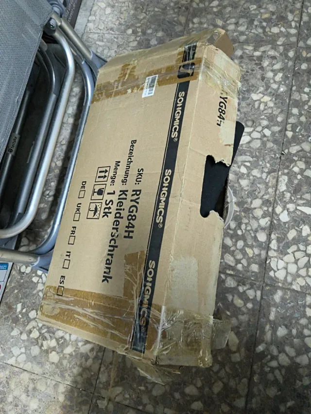 Armario desmontable negro