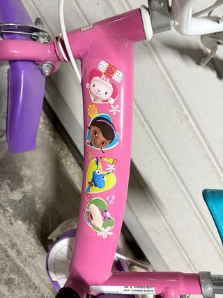 Bicicleta niña 12' Rosa/Azul