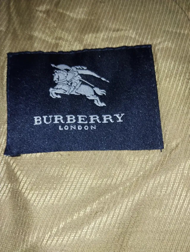 Chaquetón Burberry Gris Caballero
