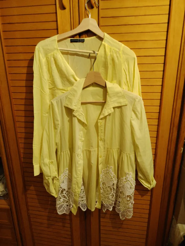 2 Camisas Amarillas Mujer