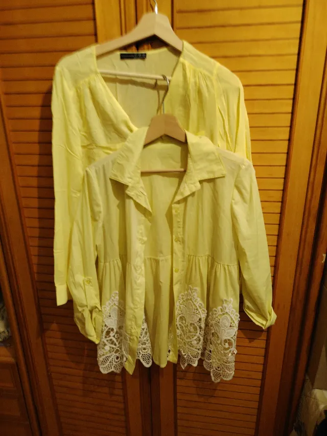 2 Camisas Amarillas Mujer