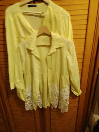 2 Camisas Amarillas Mujer