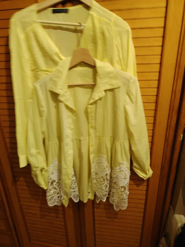 2 Camisas Amarillas Mujer