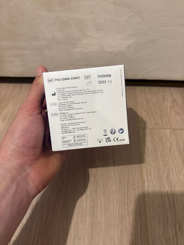 Pulsossimetro O2Ring Monitoraggio Continuo