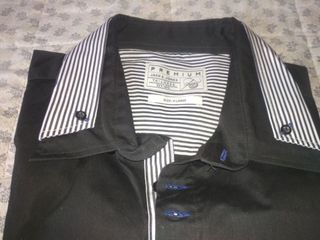 Camisa PREMIUM negra JACK JONES estampada NUEVA!!