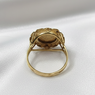 Anillo moneda oro 18k