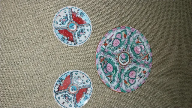 Platos porcelana Macao