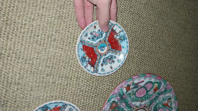 Platos porcelana Macao