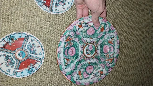 Platos porcelana Macao