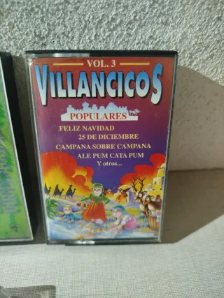 Colección 4 Cassettes Villancicos Populares