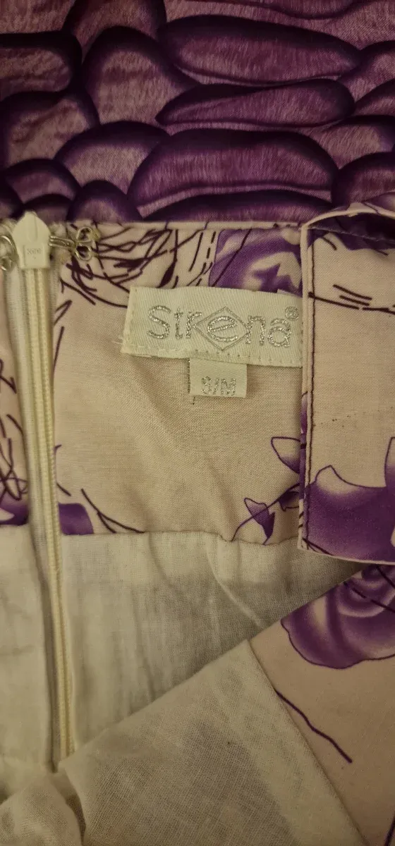 Vestido Morado Estampado Floral