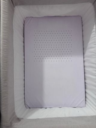 Minicuna tijera lino beige