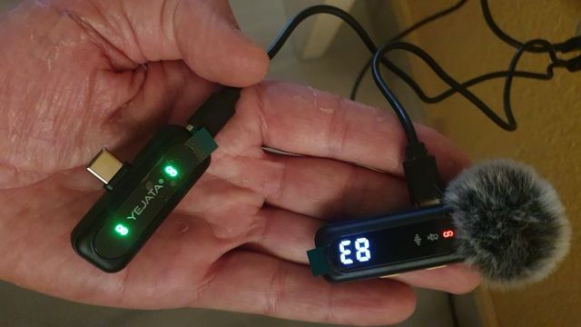 Pack micrófonos tipo Lavalier inalámbricos