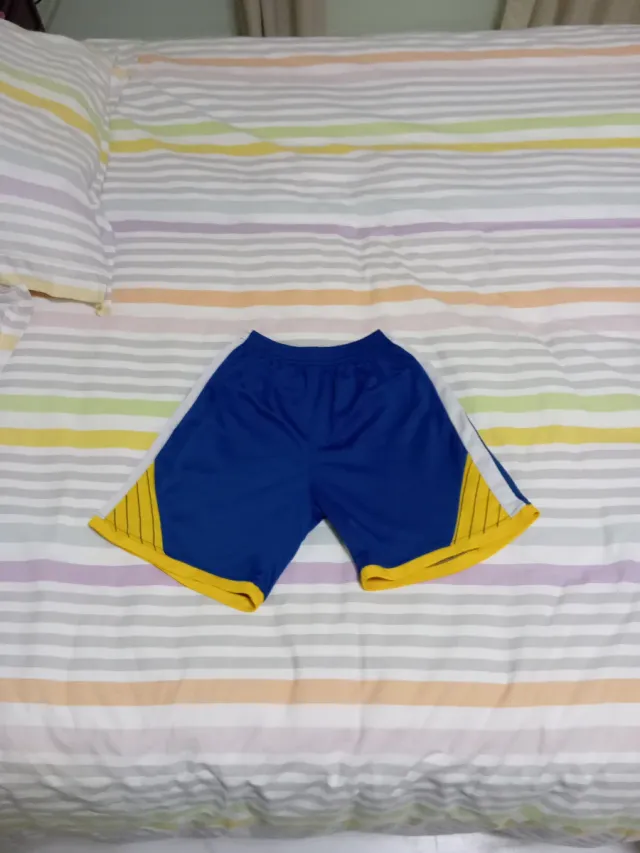 Calzonas Baloncesto Nike Warriors Azul/Amarillo