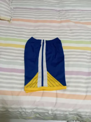 Calzonas Baloncesto Nike Warriors Azul/Amarillo