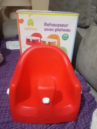 Trona portátil Natineo con bandeja