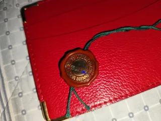 Porta carte Rolex rosso