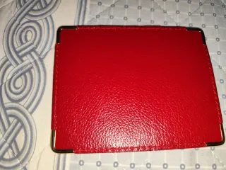 Porta carte Rolex rosso