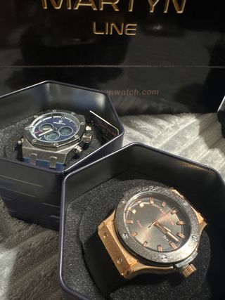 40€ Unidad Relojes MARTYN LINE Oro y Gris