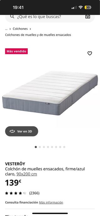 Cama nido blanca IKEA NUEVA