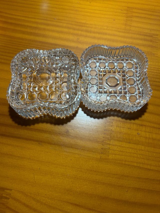 Caja de cristal labrada