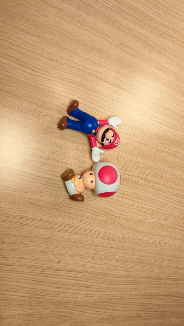 Figuras Mario Bros y Toad