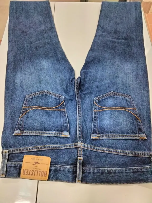 Pantalón Hollister Hombre Azul