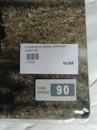 Funda Nórdica diseño vintage de bicicleta y flores