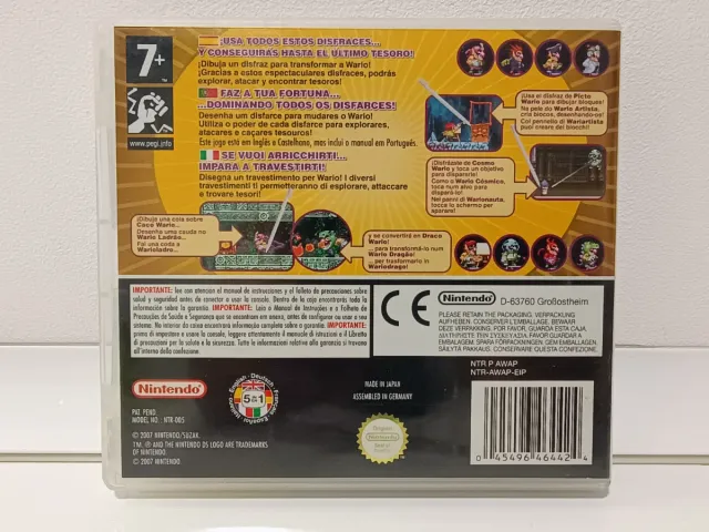 Wario: Master of Disguise per Nintendo DS