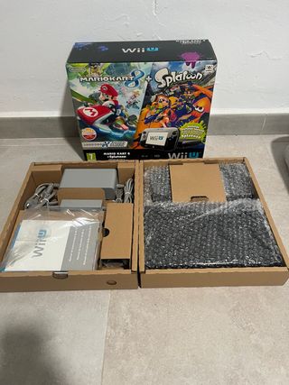 Consola Wii U 32GB nera + Mario Kart 8 e Splatoon