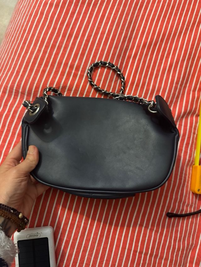 Borsetta/Marsupio Nera con Strass