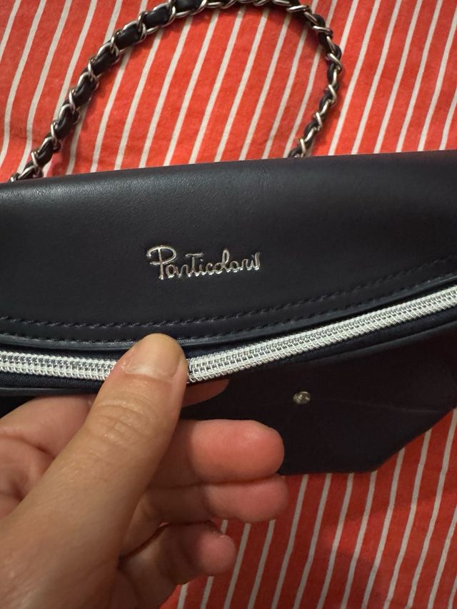 Borsetta/Marsupio Nera con Strass