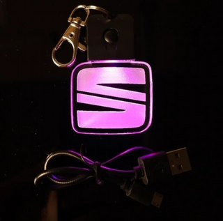 Llavero LED Seat Logo - Multicolor