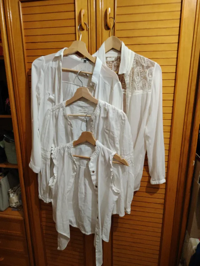 Camisas blancas mujer