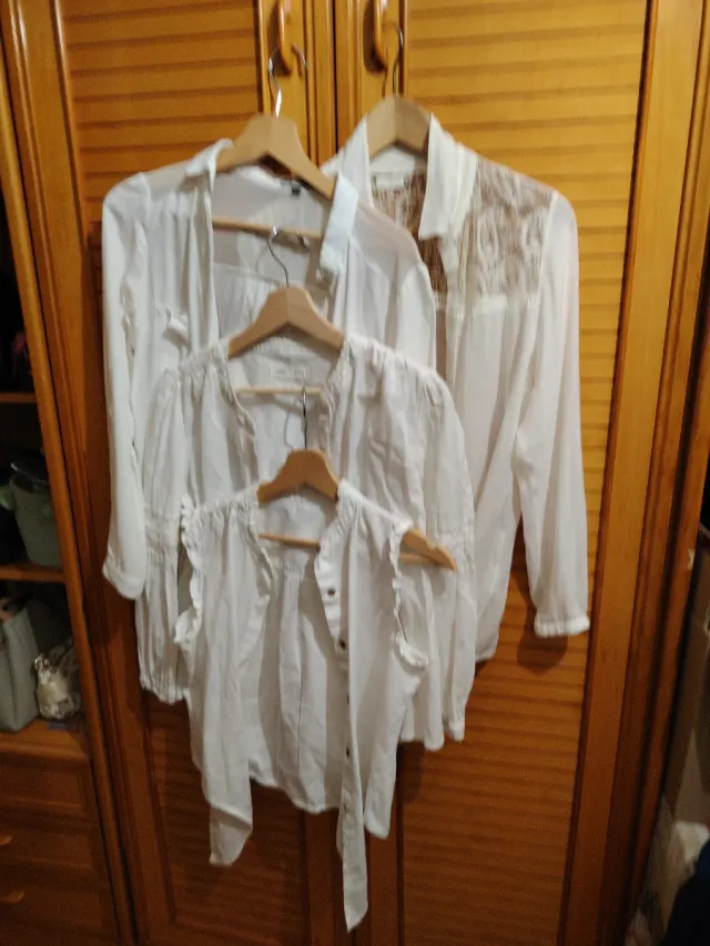 Camisas blancas mujer