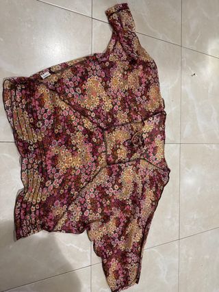 Blusa floral mujer talla única