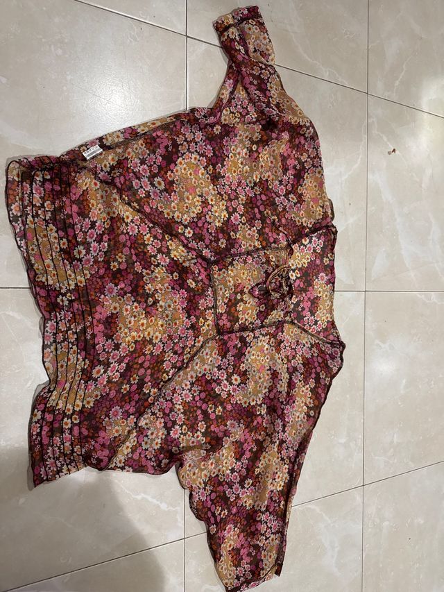 Blusa floral mujer talla única