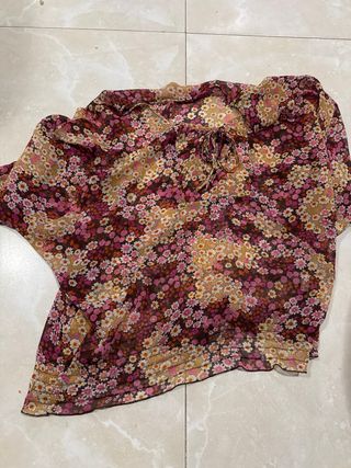 Blusa floral mujer talla única