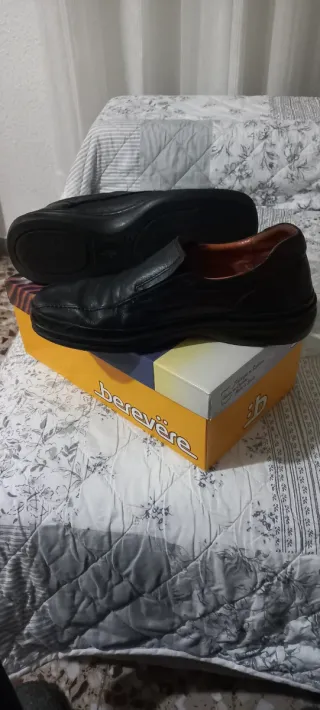 Zapatos camarero negros talla 44 usados  1 mes