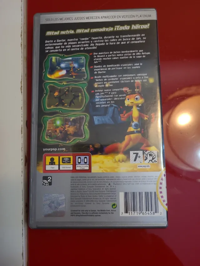 Juego Daxter PSP Platinum
