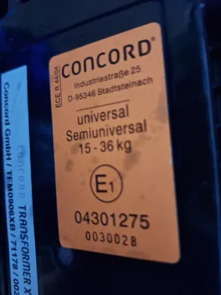 Silla coche Concord Transformer X-Bag