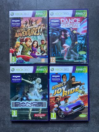 Pack 4 Juegos Kinect Xbox 360