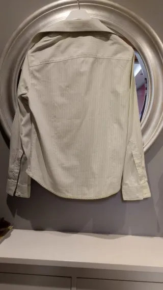 Camisa Carolina Herrera Rayas Verde/Blanco