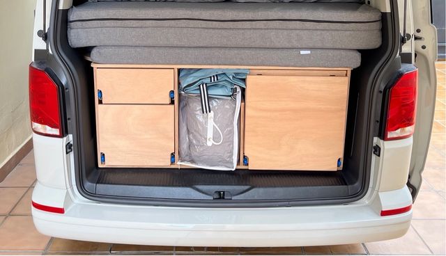 Mueble Kit Camper Madera Vw California Beach.