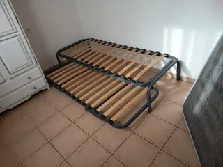 Conjunto somier plegable+ colchón y regalo somier