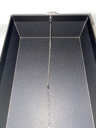 Bracciale intrecciato placcato argento nuovo