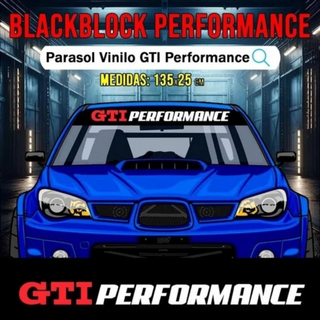 Parasol Vinilo GTI Performance + Tapon GTI VW