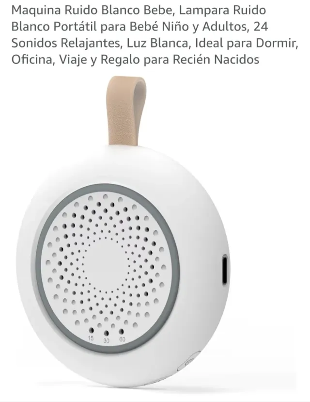 Máquina Ruido Blanco Portátil Bebé