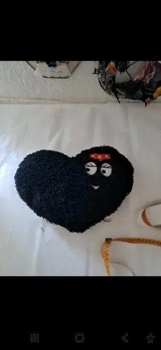 Peluche cuscinoBarbapapà a forma di cuore
