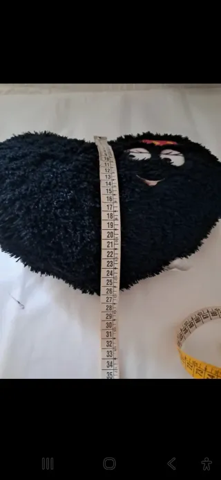 Peluche cuscinoBarbapapà a forma di cuore